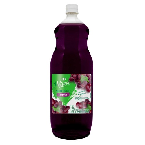 Suco Uva Tinto Integral Carrefour Viver 1,5 L