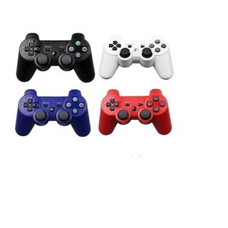 Controle de joystick sem fio Play3 compatível com Play 3 preto/branco/vermelho/azul ming