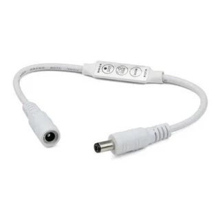 10 Dimmer Strobo Flash Mini Controle P/fita Led 12v Uma Cor