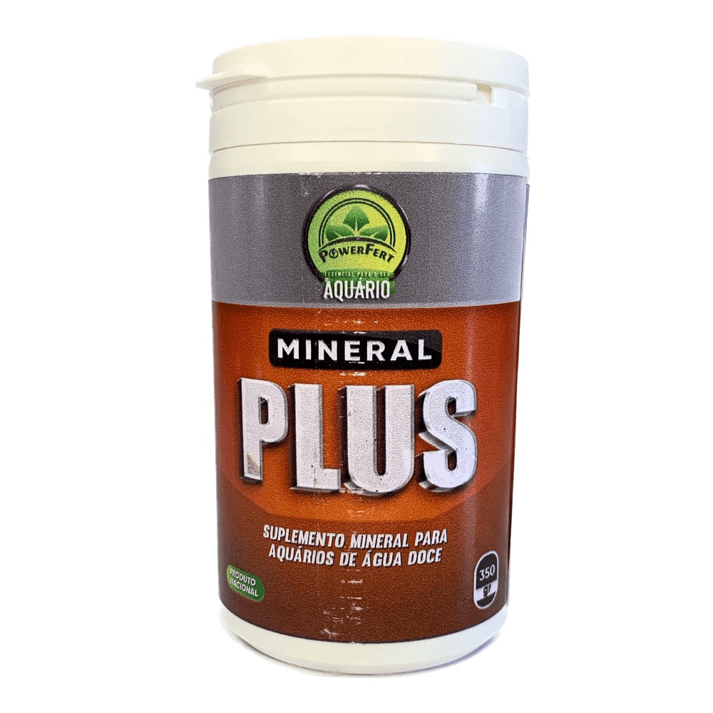 Mineral Plus 350g Powerfert Suplemento Mineral Para Aquarios