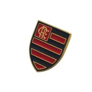 Boton/Pin/Broche Escudo do Flamengo em Metal - Oficial