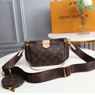 Carteira de bolso de couro masculina Louis Vuitton porta-cartões - Desconto  no Preço