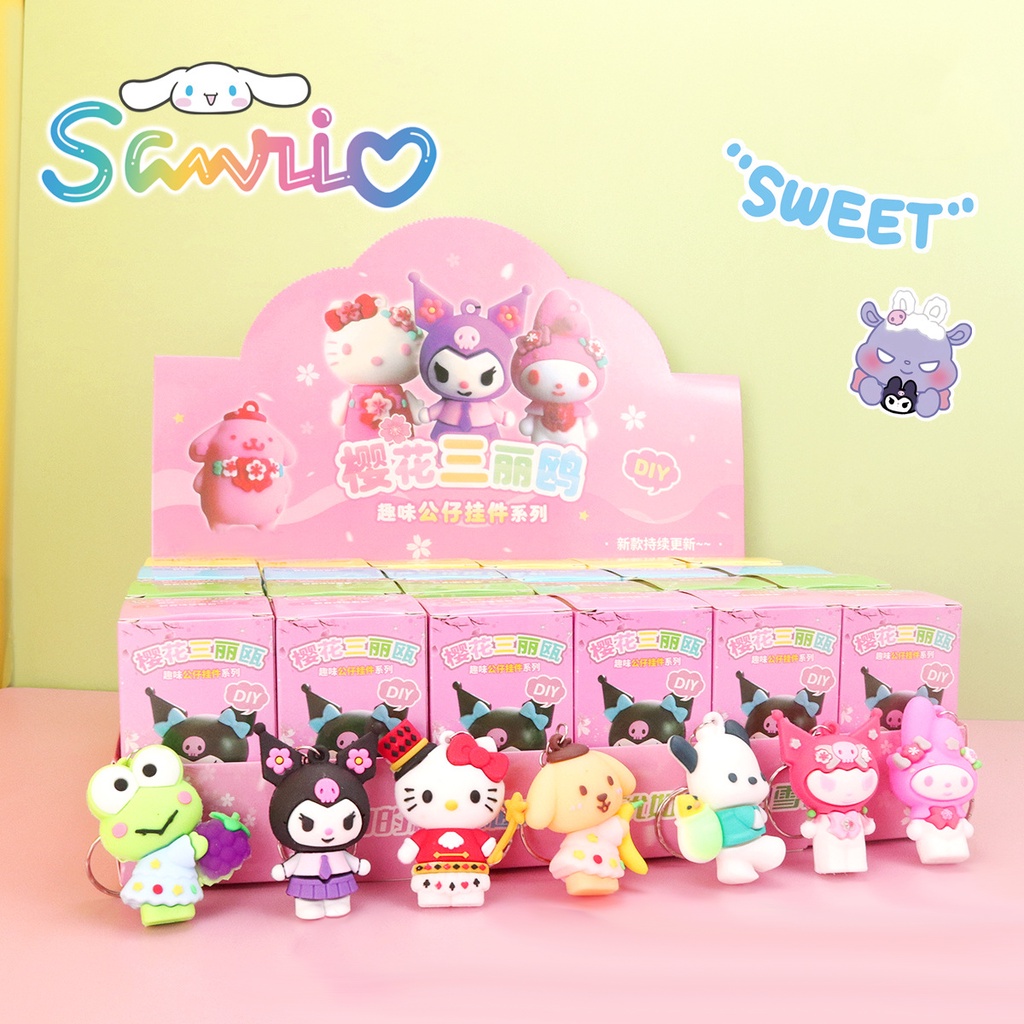 Caixa cega de orelhas de personagens Sanrio Ting Days