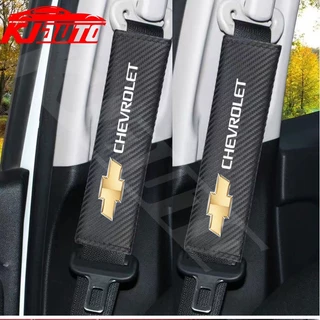 1/2pcs Cinto Protetor De Ombro Do De Segurança Carro Em Couro Carbono Para Chevrolet Cruze Spin Onix Omega Sonic Aveo Captiva Spark Colorado Tracker Acessórios