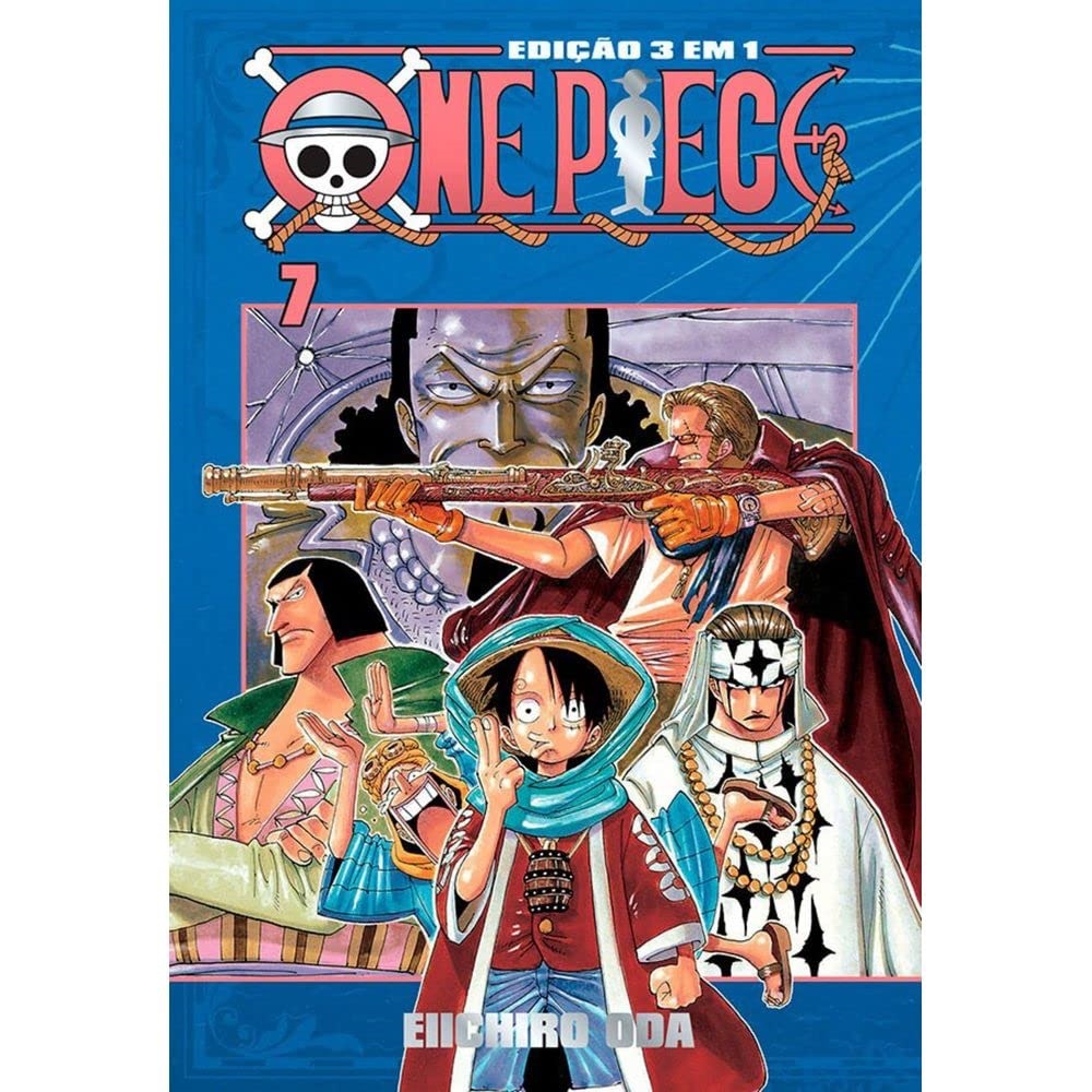 One Piece - Vol. 7 (Edição 3 em 1) autor Eiichiro Oda | Shopee Brasil