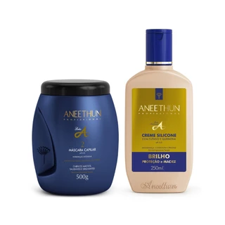 Kit Máscara e Creme de Silicone Linha A Aneethun