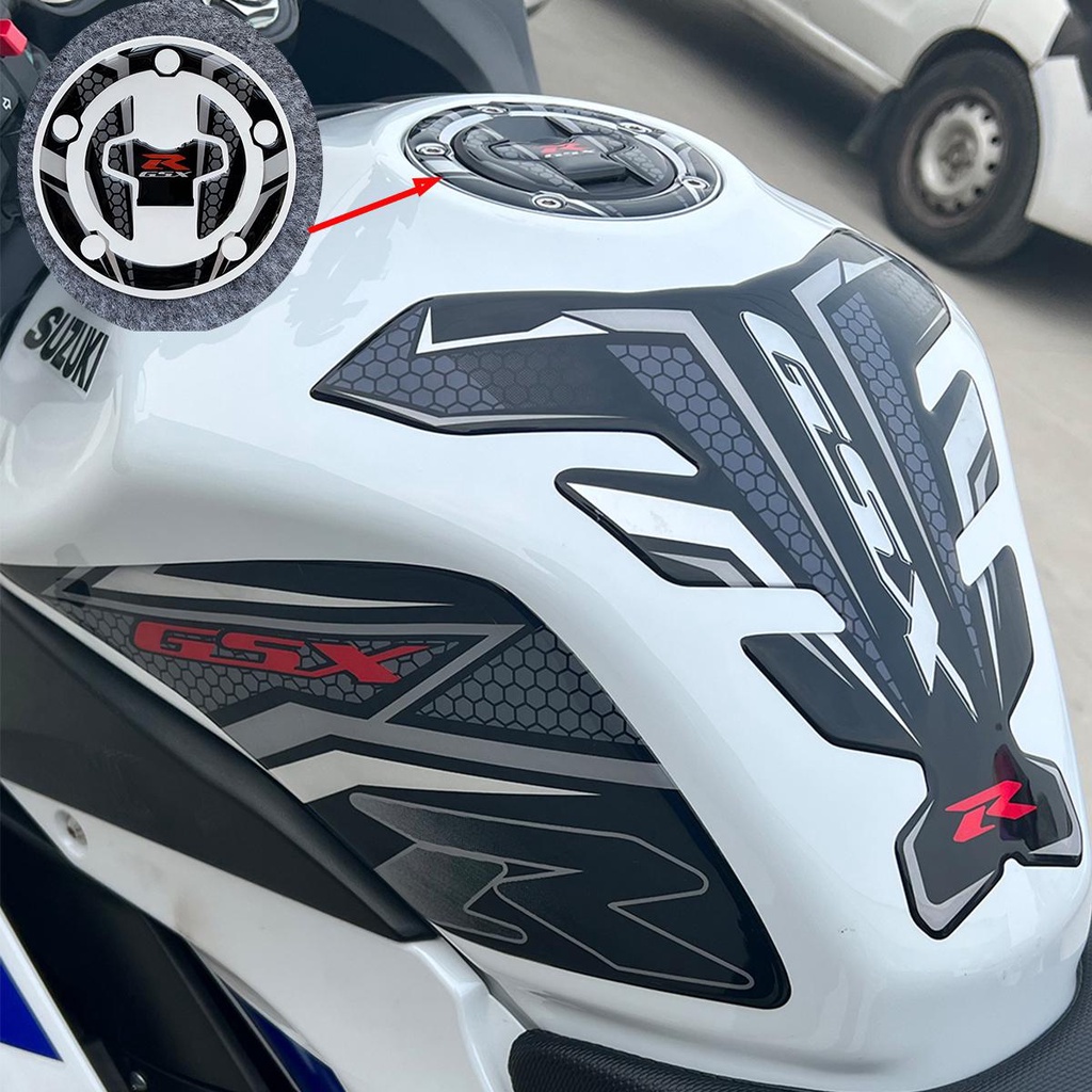 Adesivo Para Tampa De Tanque De Moto, Decalque Adesivo De Carbono Para