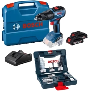 Parafusadeira Furadeira de Impacto Bateria 2 Baterias e Maleta GSB 18V-50 BOSCH Bivolt