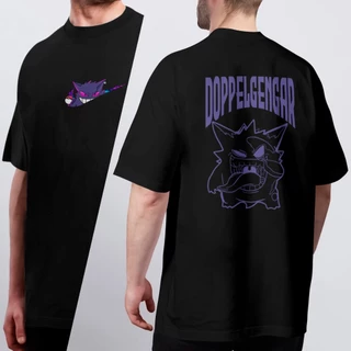 Camiseta Algodão Anime Gengar Doppelgengar Estampado Camisa Fio 30.1 fall and winter ES1
