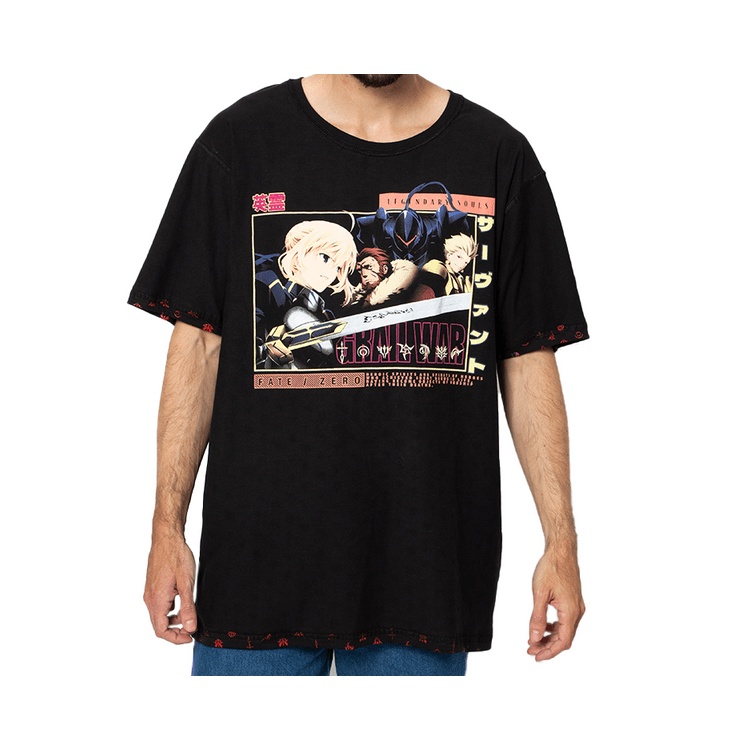 CAMISETA FATE ZERO SIMBOLOS DUPLA FACE | Shopee Brasil