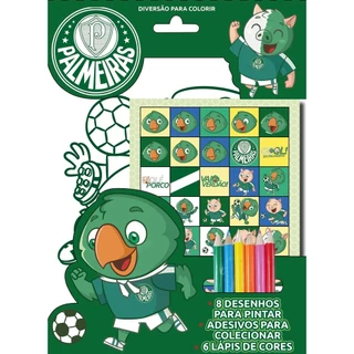 Palmeiras - Diversão para Colorir