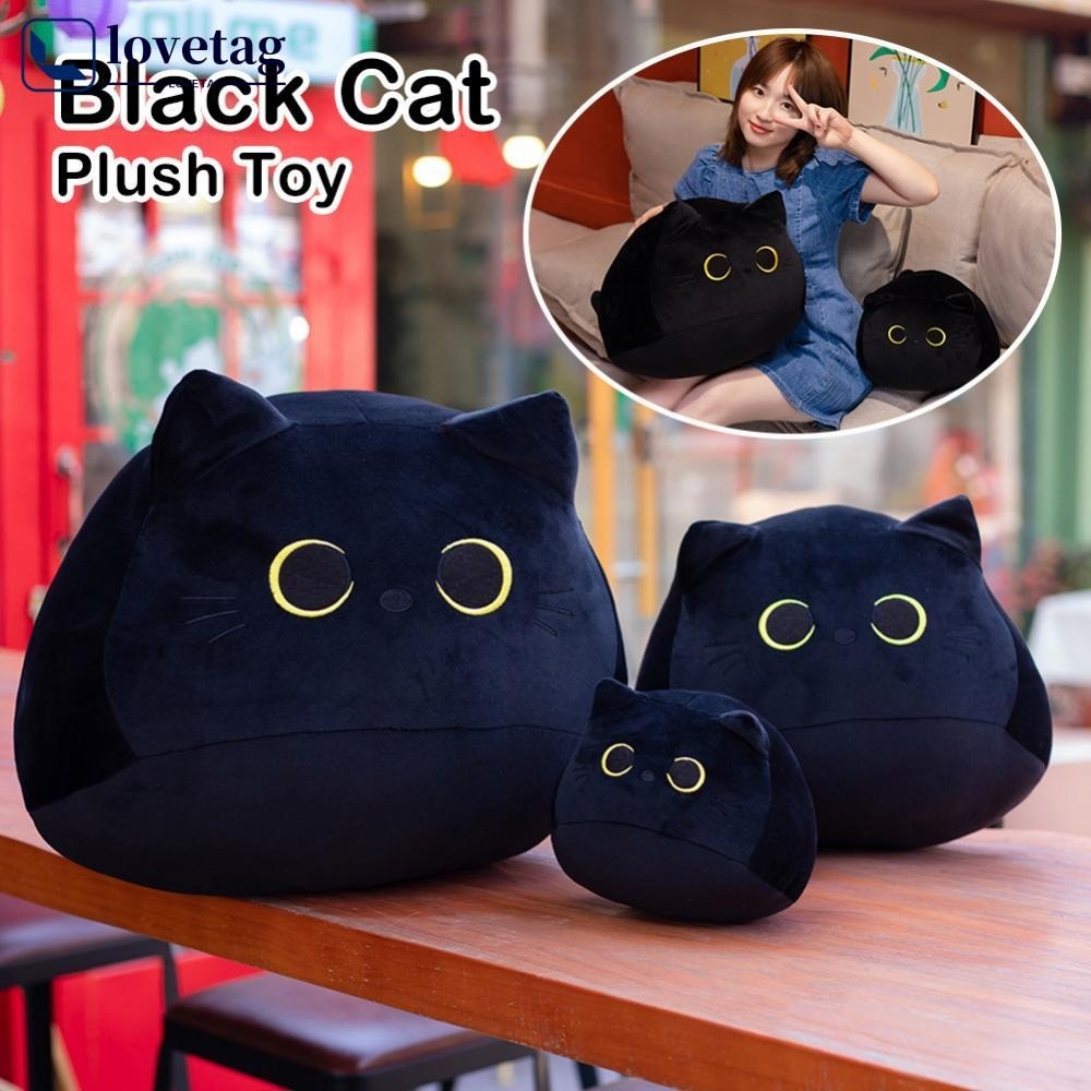 Black best sale cat plush