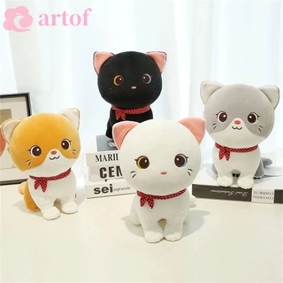 ARTOF Cat Boneca De Pelúcia Meninas Gato Adormecida 24CM Animal De Simulação Suave