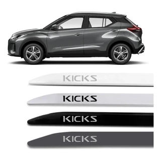 Jogo Friso Lateral Nissan Kicks 2016 A 2023 Cor Original