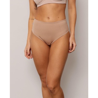 Calcinha Feminina Modeladora Alta Bege