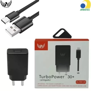 Carregador Tipo C Original Para G30 G20 G9 Play G10 E20 Edge S20 Fe S21 Ultra S22+ S23 A53 A73 ONE Vision One Macro
