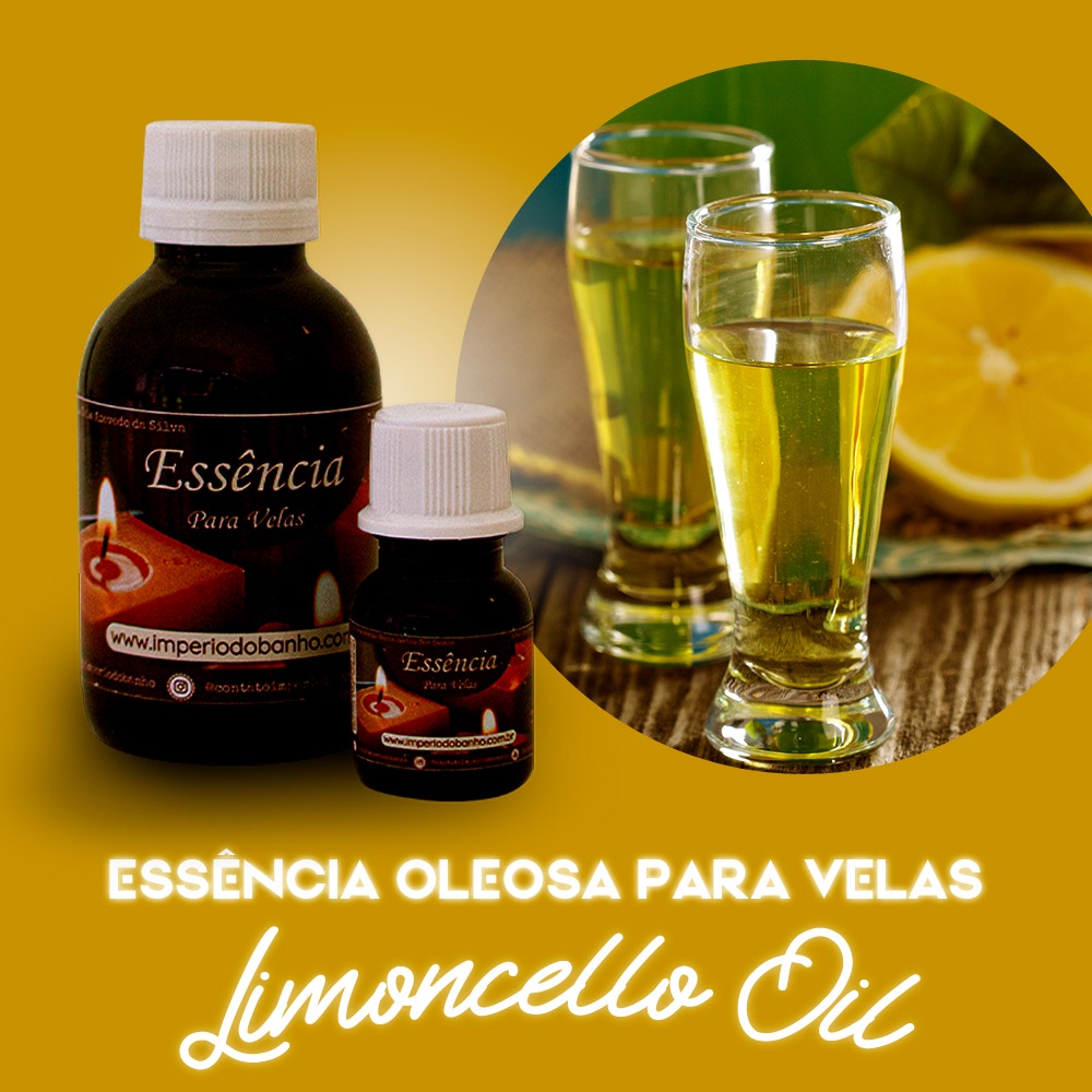 Essência Concentrada Limoncello - Oleosa (Base Dietilfitalato) Para ...