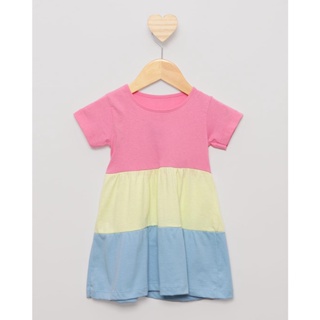 Vestido Bebê Menina Três Marias Rosa