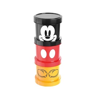 Kit 03 Potes Empilháveis Mickey Plasútil