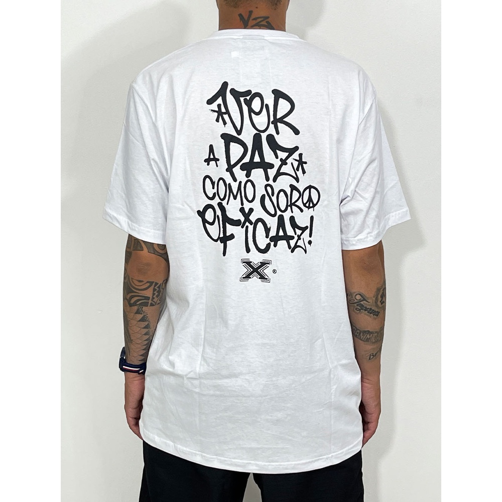 Camiseta StreetWear faça amor não faça fofoca Oversized camisa grande  skatista