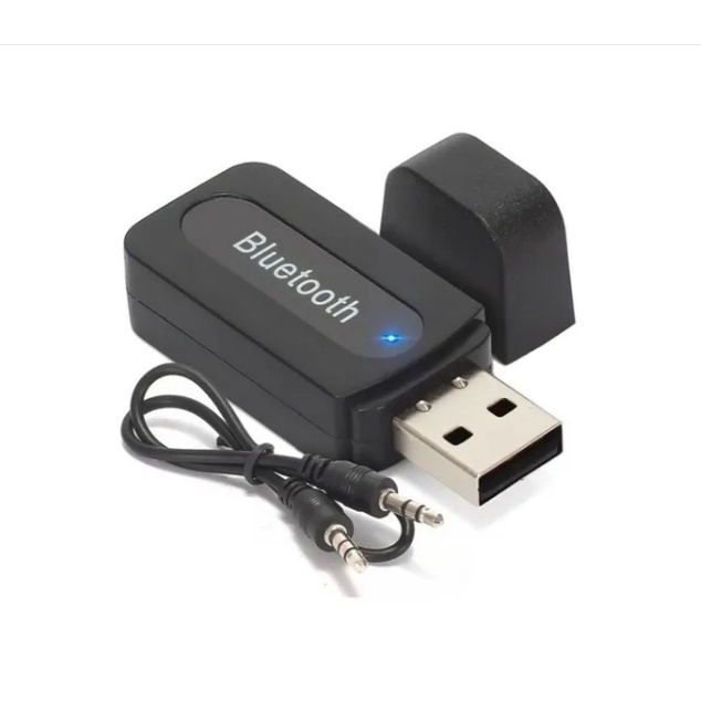 Adaptador Receptor Bluetooth Usb Musica P2 Chamada Som Carro