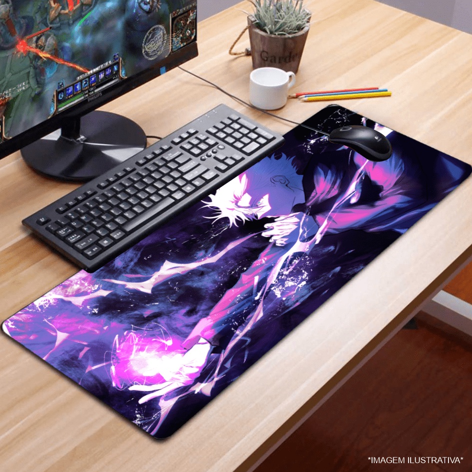 Mouse Pad Gamer 65x32cm Estampa Satoru Gojo Anime Jujutsu 938 | Shopee ...