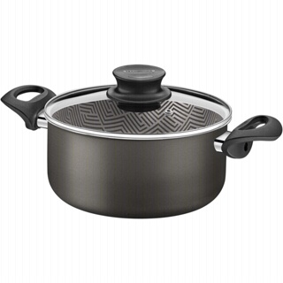 Caçarola Tramontina Antiaderente Paris 22cm Chumbo
