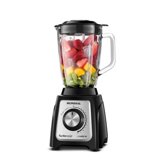 Liquidificador Turbo Glass Mondial L-1400 GI 2,2 Litros 1400w