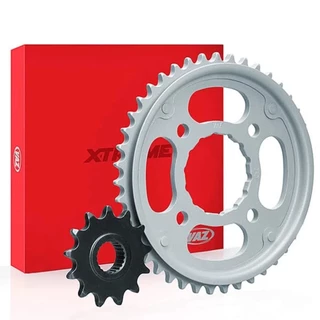 Kit Transmissão Relação 42/15 Suzuki Intruder 125, YES 125, GN 125, S/Ret - VAZ / MAXX