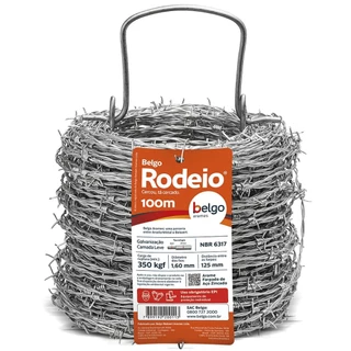 Arame Farpado Belgo Rodeio - 100m