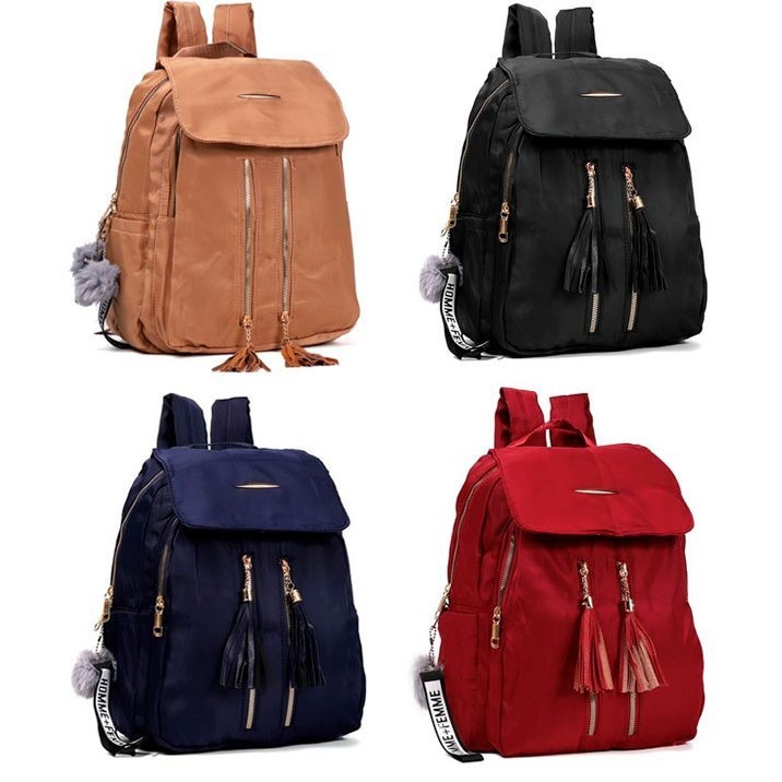 Mochila feminina Oxford com 4 compartimentos impermeável ALEX 