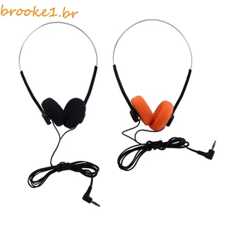 BROOKE1 Fone De Ouvido Com Fio, Vintage Over Ear Retro Feelings, Fashion 80s 90s De 3,5mm Walkman Photo Props