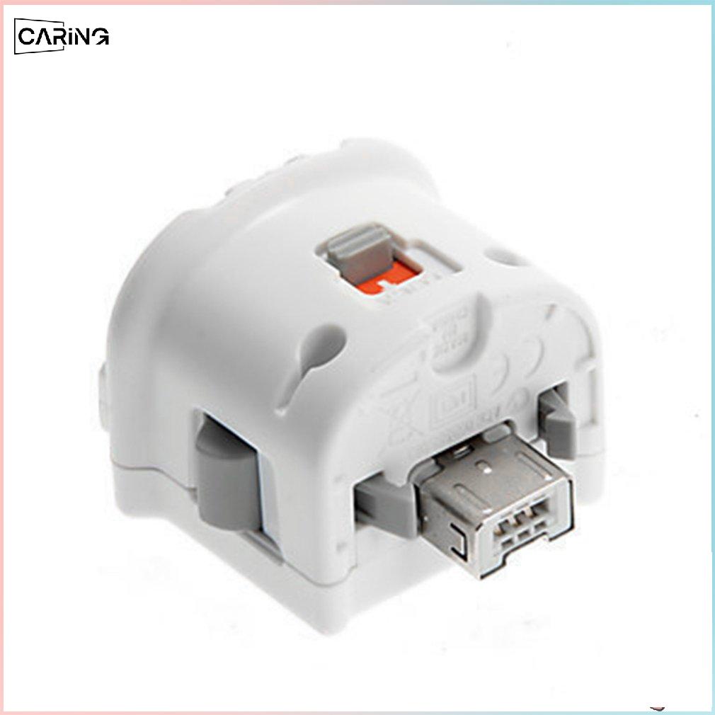 Sensor Adaptador Motion Plus De Alta Qualidade Para Console Wii Nintend Controlador Wiimote Remoto Sem Fio Preto E Branco