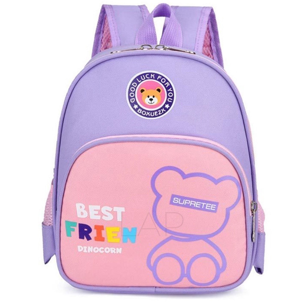 Mochila Escolar Infantil Ajustável Com Desenho de Animal / Jardim De Infância MENINA MarisaStore