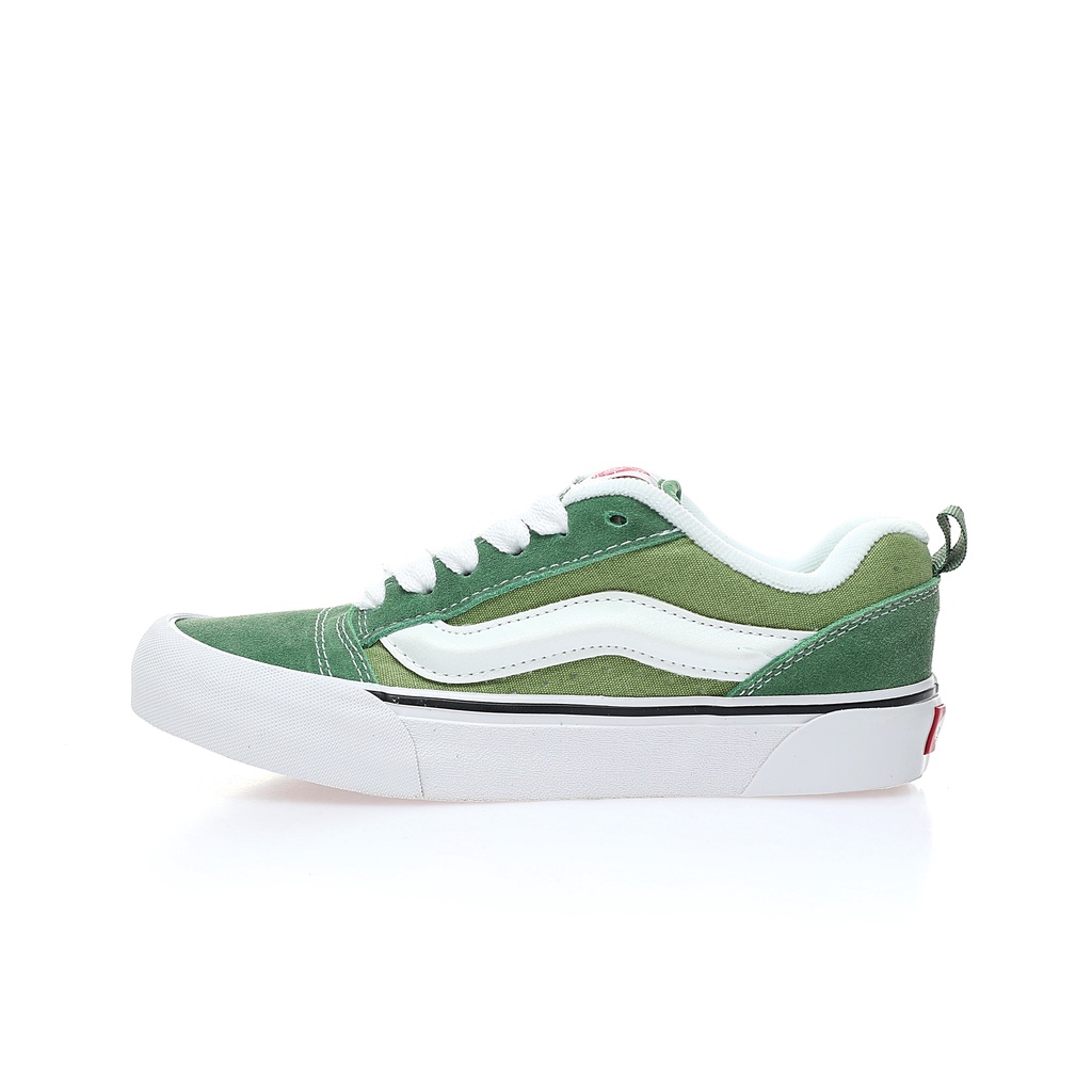 Vans Vault Knu-Skool VR3 LX " Verde/Branco " Tênis Esportivo casual retro Vulcanizado De Baixo Nível " Versão Falsa Claro "