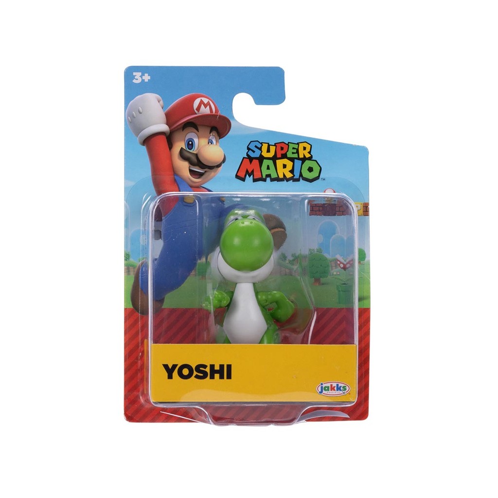 Super Mario – Figura Yoshi Arancione 6cm Jakks Pacific, World Of Nintendo - 5