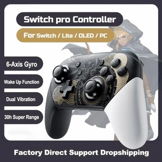 Gamepad Sem Fio Bluetooth Para Nintend Switch Pro Controller Temático Limitado Joystick PC E Oled Lite Game Console