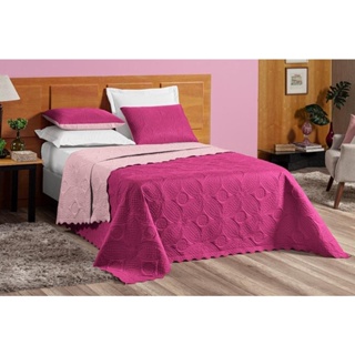 Cobre Leito 03Pçs Dupla Face Liso Várias Cores Queen Malha 100% Poliéster Promoção Matelassê