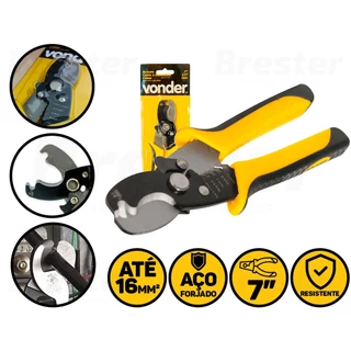 Alicate Decapador Cortador De Fios Cabos De 1mm A 50mm Vonder 3662014000