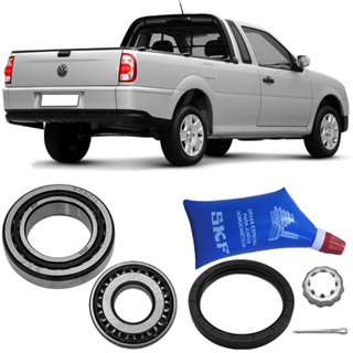 Kit Rolamento Roda Saveiro 87 A 2012 Tras Sem Abs Skf