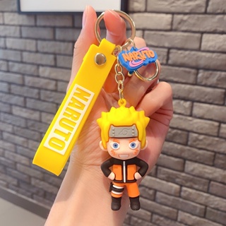 Em promoção! Venda Quente Novo Criativo Anime De Desenho Animado Naruto  Macio Boneca Chaveiro Pequeno Pingente De Saco Chave Do Carro Cadeia Kawaii  Presente De Aniversário