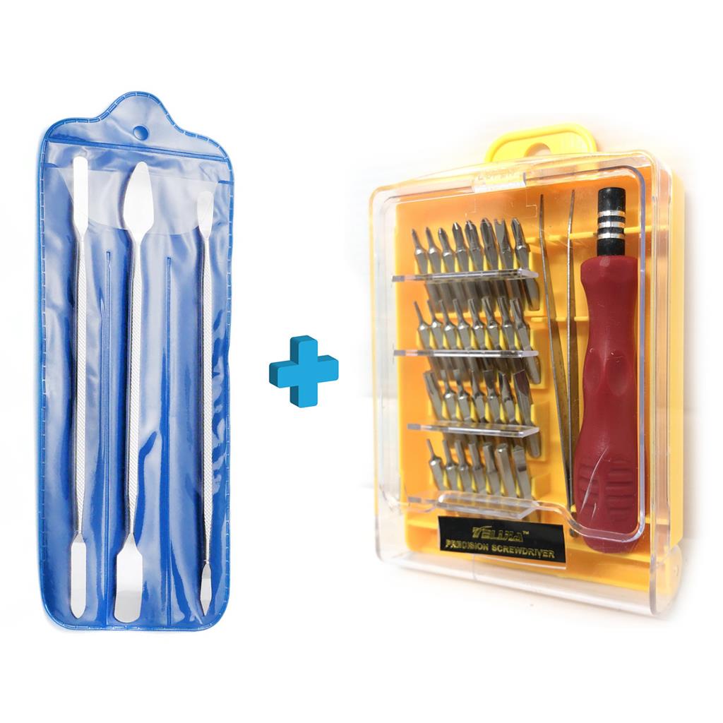 Kit Manutencao Celular Tablet Espatulas + Chaves De Precisao