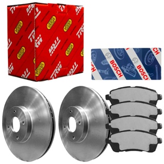 Kit Pastilha Disco Dianteiro Ventilado Ka 1.5 2018 a 2021 Tr