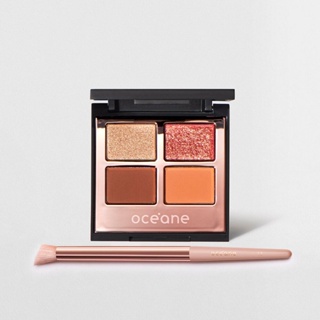 Kit Paleta de Sombras Power Glow Océane Edition + Pincel Para Sombra Ocn13 (2 Produtos)