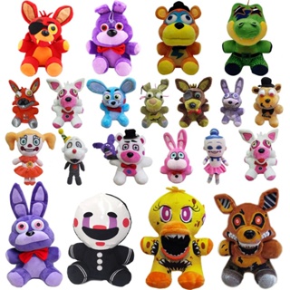 Conjunto de bonecos de pelúcia FNAF, para fãs dos jogos FNAF, 18 cm, para  meninos e meninas (opção 03)