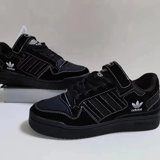 Clover Forum 84 Sapatos esportivos de baixo Velcro Destacável de baixo teto Sapatos esportivos Casuais Brancos Homens Mulheres Sapatos de corrida