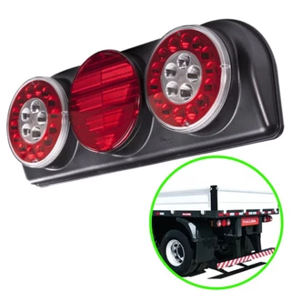 Lanterna Traseira LED para Carreta Facchini Original Aspock Braspoint 4 Vermelha 24V em Oferta na Shopee