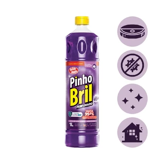 Desinfetante Perfumado Antibac Lavanda Pinho Bril Bombril 1L