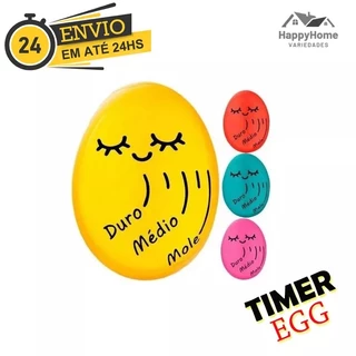 Temporizador Termômetro Timer Egg Indicador Mole Médio Duro