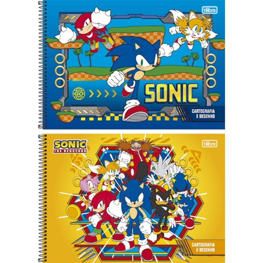 Desenho - Sonic (colorido)